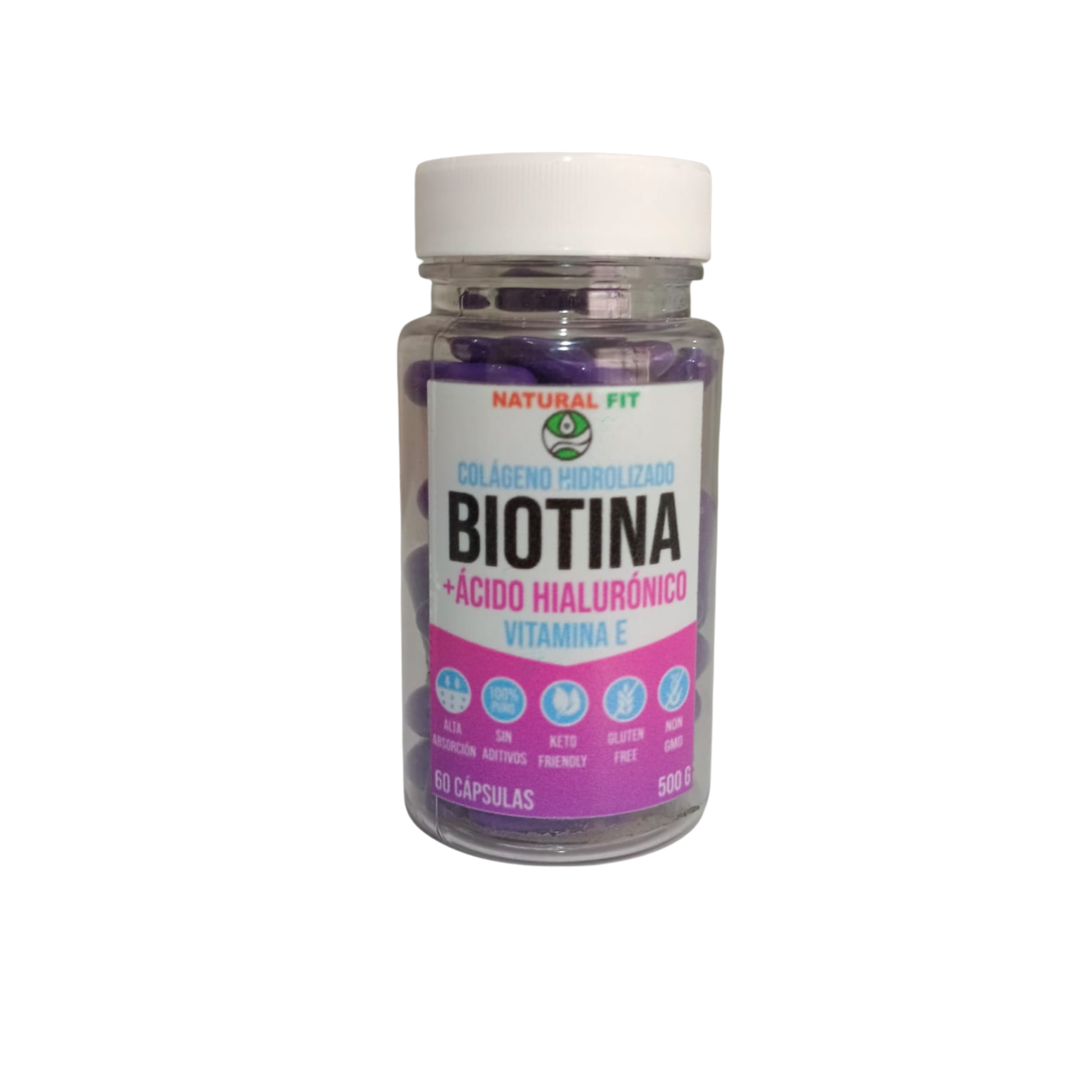 BIOTINA+ ACIDO HIALURONICO+ VITAMINA E